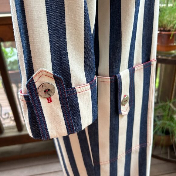 Classic N.R.1 High-Collar Shirtwaist Dress - Picture 11 of 13